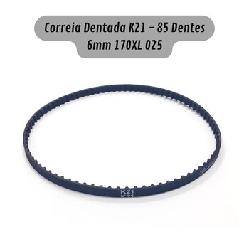 Correia Dentada K21 De 6mm 170XL 025 Churrasqueira Giratória