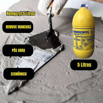 Fim De Obra Tira Manchas Cimento Rejunte Remocryl 5lt