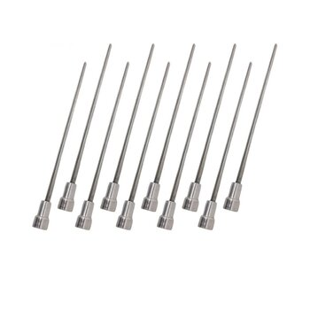 KIT 10 ESPETOS DE INOX 30CM CORACAO CHURRASQUEIRAS