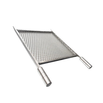 Grelha Churrasco Inox 40x40 Tela Chapa Expandida Sem Emenda