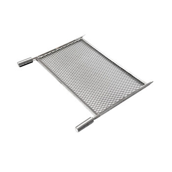 Grelha Churrasco Inox 40x70 Tela Chapa Expandida Sem Emenda