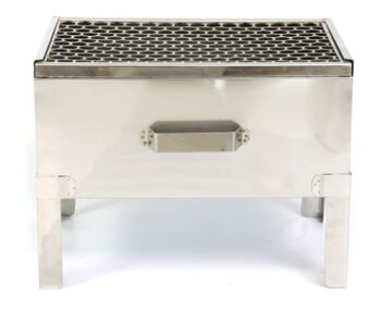 Churrasqueira Inox Maletinha CM400 Portátil Leve Resistente