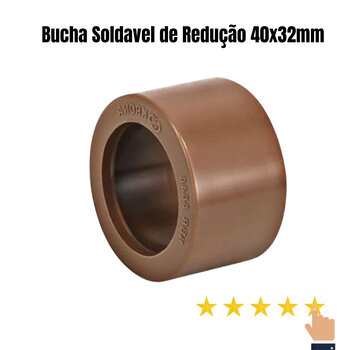 Bucha de Redução Soldavel Curta 40x32mm Conexão