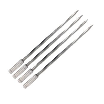 Kit 4 Espetos Espada Inox 40cm Para Churrasco - Resistente