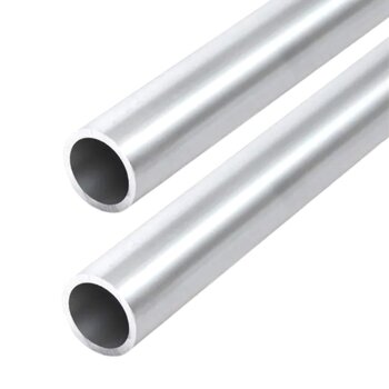 2 Tubo Inox Polido 5/8 (15,87 Mm) Parede 1,2mm Barra 40cm