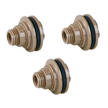 Kit 3un Adaptador Flange 20mmx1/2  Para Caixa Dágua