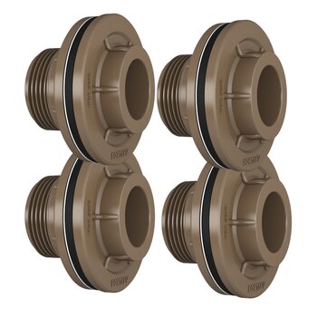 4 Unidades Adaptador Flange 40mm (1.1/4 ) Caixa E Cisterna