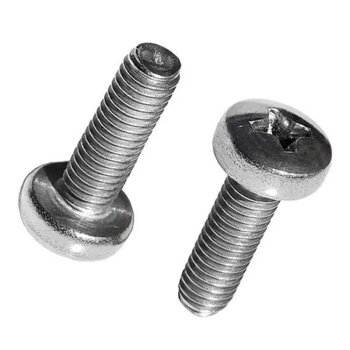 Parafuso M6x16mm Inox 304 Phillips 50 Peças Panela, Maquina