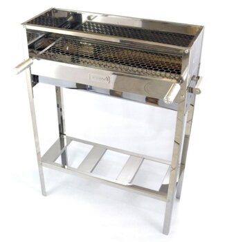 24 Espeto Churrasco Metal Inox Ponta 25 Cm Espetinho Carne