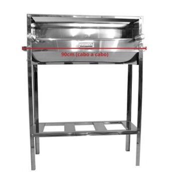 Churrasqueira de Inox Espetinho CSC03 Sem Coifa - 90cm