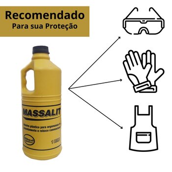 Adesivo Plástico para Argamassas Reboco Concreto Siláqua 1L