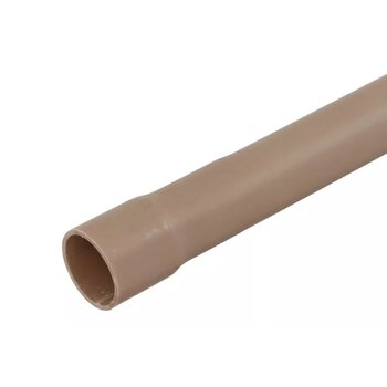 Cano Tubo Pvc Soldável Marrom 20mm 1 Metro Hidráulico