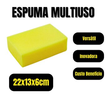 Kit 5 Bloco De Espuma Esponja Multiuso Limpeza Serviços Gerais