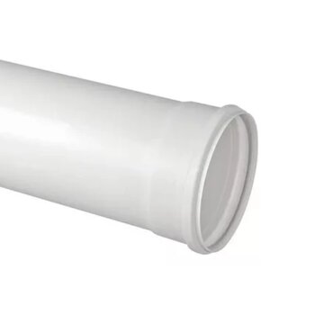 Cano Tubo Pvc Esgoto Branco 150mm 6 Metros Hidráulico