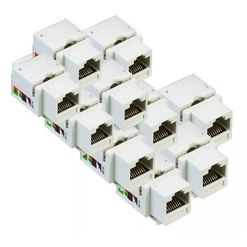 Kit 20 Conector Keystone Cat5e Fêmea Rj45 Tomada Original