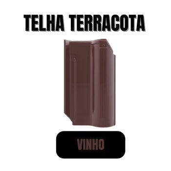 Telha Terracota Vinho Telhado Decoração Tradicional