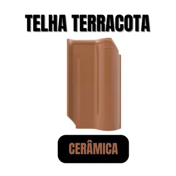 Telha Terracota Cerâmica Telhado Decoração Tradicional