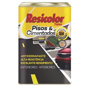 Tinta Piso e Acimentados Antiderrapante Preto 18L