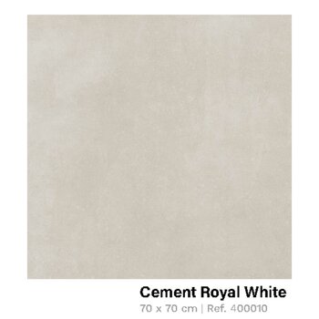 PISO TERRACOTA CEMENT ROYAL WHITE