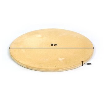 Pá Pizza Inox 35cm + 2 Pedras Refratária 35cm  Churrasqueira