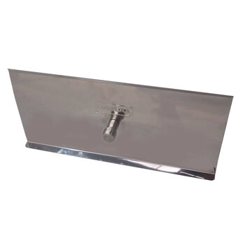 Tampa De Inox Para Fogão A Lenha 50x23cm Churrasco