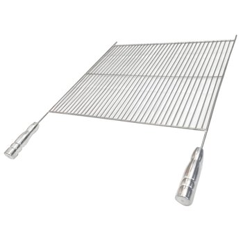 Grelha Aramada Churrasco 60x55 Inox 304 Estilo Uruguaia