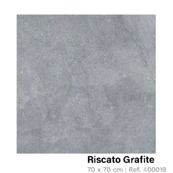 PISO TERRACOTA RISCATO GRAFITE ADERENTE