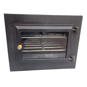 Forno Ferro Fundido Tampa De Vidro 51x33cm Caixote Campeiro