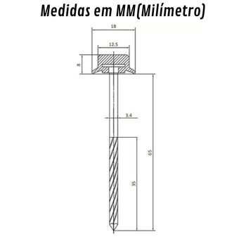 Kit 3 Sacos Prego Fácil Telha Ecológica Onduline Verde 18un