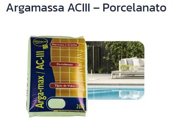 Argamassa Super Cola AC3 Interna/Externa Blocos Massa 20kg