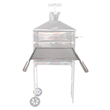 Grelha Churrasco Espetinho Movel 53x25,5 Inox Churrasqueira