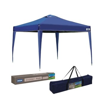 Tenda Gazebo Dobrável Sanfonado Alumínio 3x3 Mor X-flex