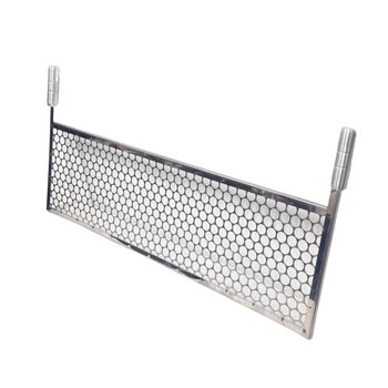 Grelha Para Churrasqueira Espetinhos Inox Grande 73,5x26cm