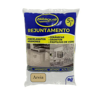 Rejunte 1kg 5x1 Porcelanatos Cerâmica Piscina - Areia