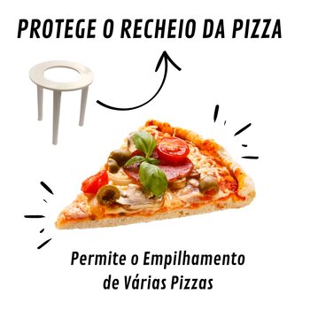 Mesinha Suporte entre Caixa e Pizza Delivery 500 Peças