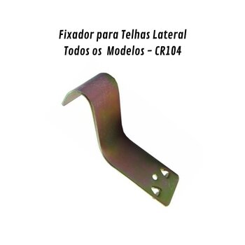 Fixador De Telhas Lateral, Todos Os Modelos Cr104 - 100pçs