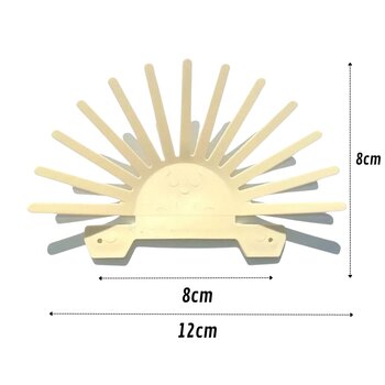 Passarinheira Universal Individual Marfim 50 Peças + Pregos