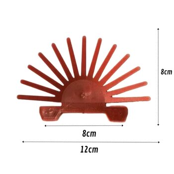 Passarinheira Universal Individual Cerâmica 50 Peças +Pregos