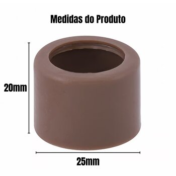 Kit 5 Buchas Redução Soldável Curta 3/4x1/2 25x20mm Pvc