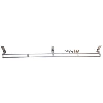 Suporte Para Espeto Grelha Suspenso 90cm Inox Churrasqueira