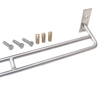 Suporte Para Espeto Grelha Suspenso 90cm Inox Churrasqueira