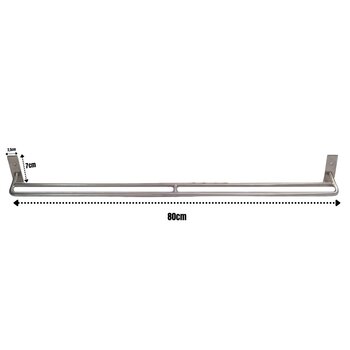 Suporte Para Espeto Grelha Suspenso 80cm Inox Churrasqueira