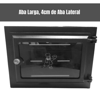 Forno Grande Ferro Fundido Tampa De Vidro Caixote Aço 2.2mm