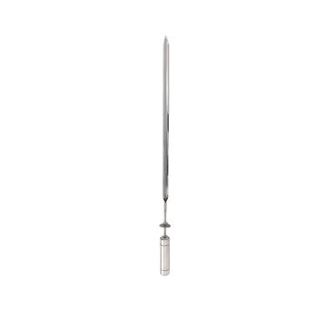 Espeto Espada Giratório 50cm De Inox Churrasqueira Grill