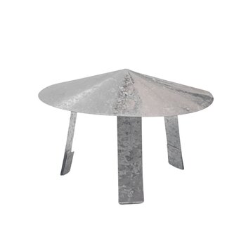 Chapéu Chinês Galvanizado para Dutos Chaminé 220mm