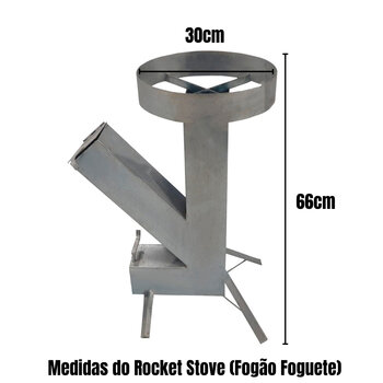 Rocket Stove, Fogão Foguete, Fogão A Lenha Portátil, Lazer