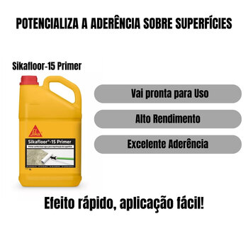 Primer Acrílico Base Água Sikafloor-15 Contrapiso 5L