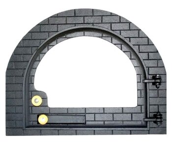 Porta De Alumínio Fundido De Vidro Forno Pizza Iglu Caipira